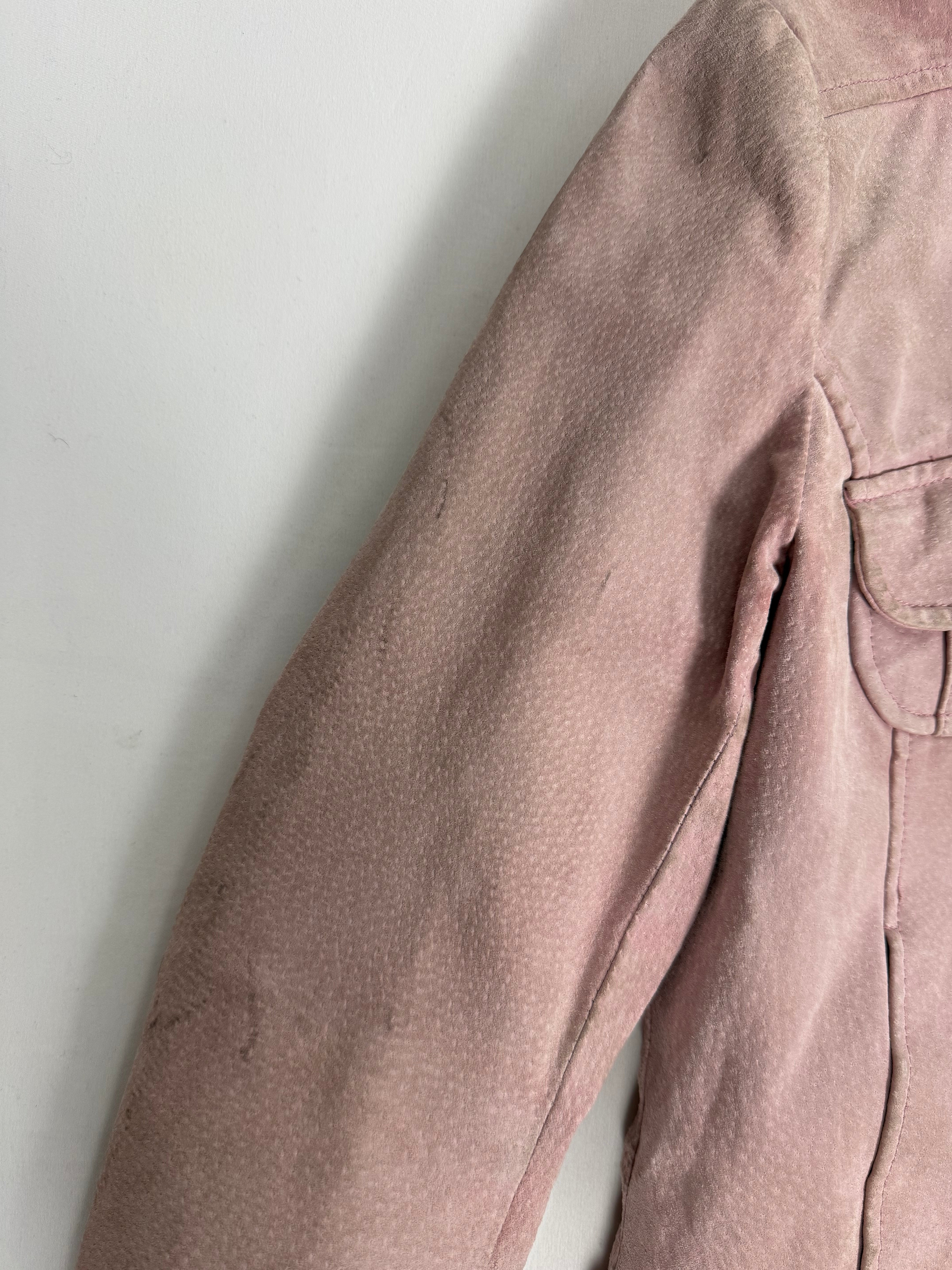 Veste ajustée 100 % coton kaki (L)