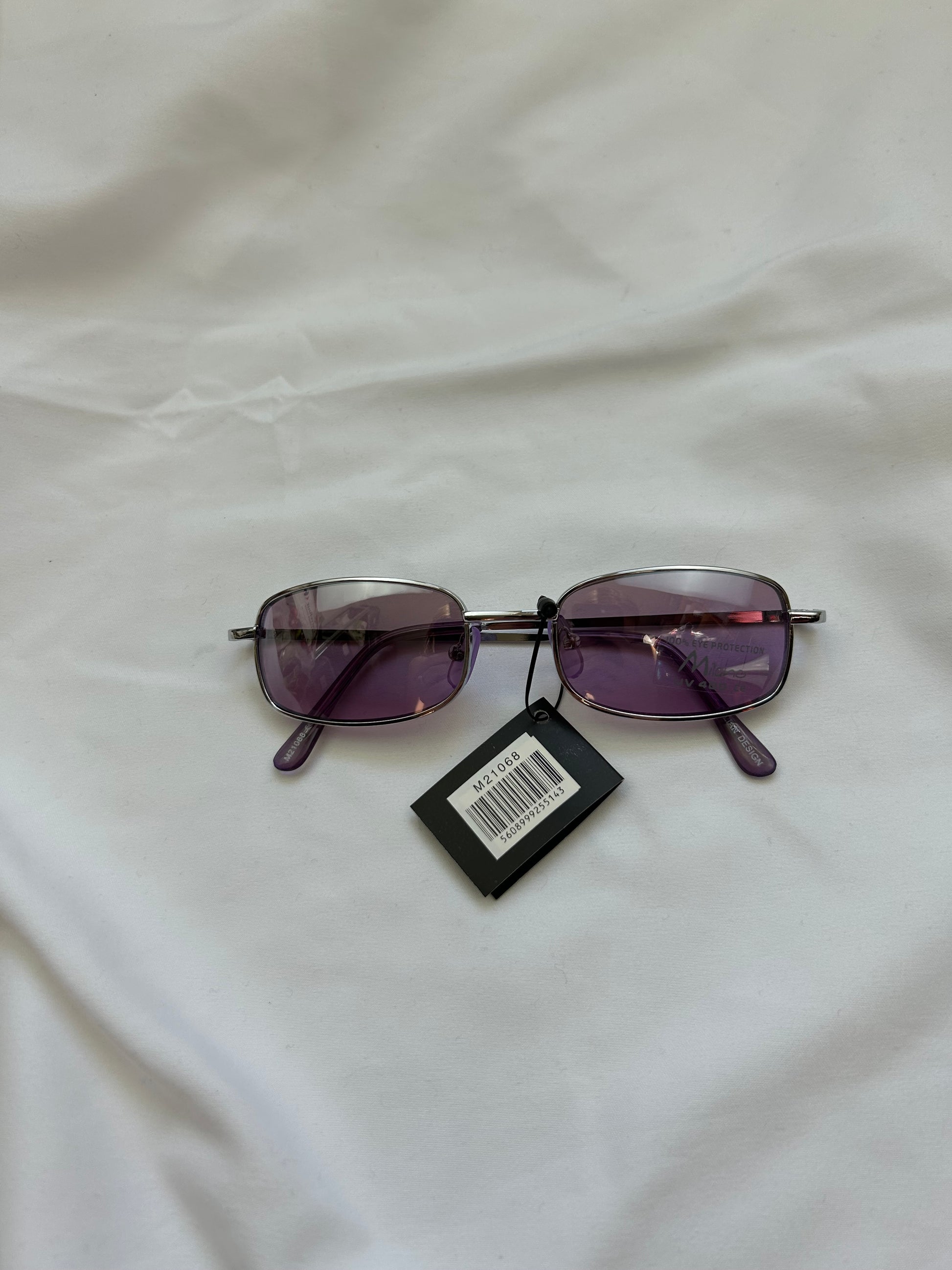 Y2k purple sunglasses
