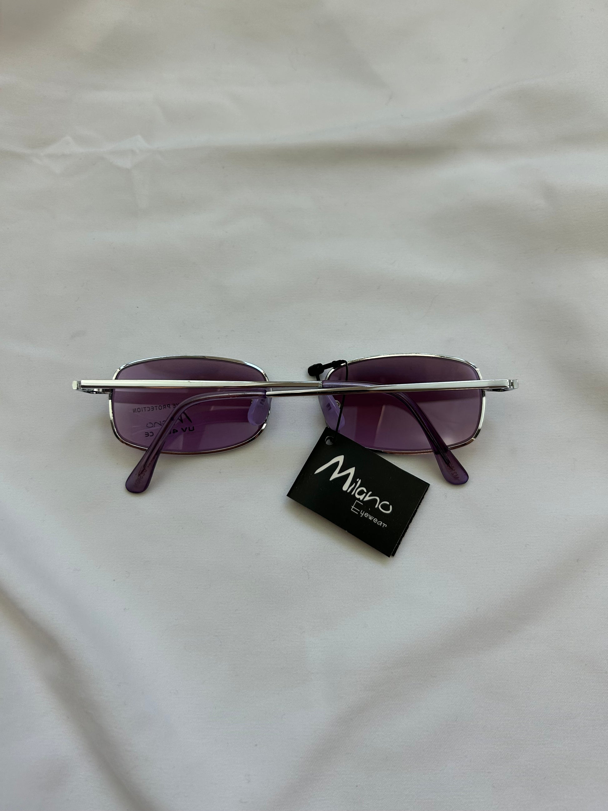 Y2k purple sunglasses