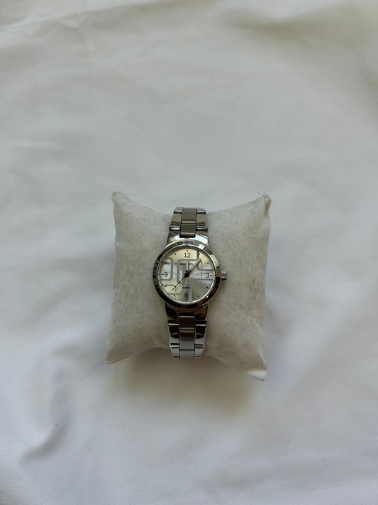 Vintage silver  inox bracelet jewelry watch
