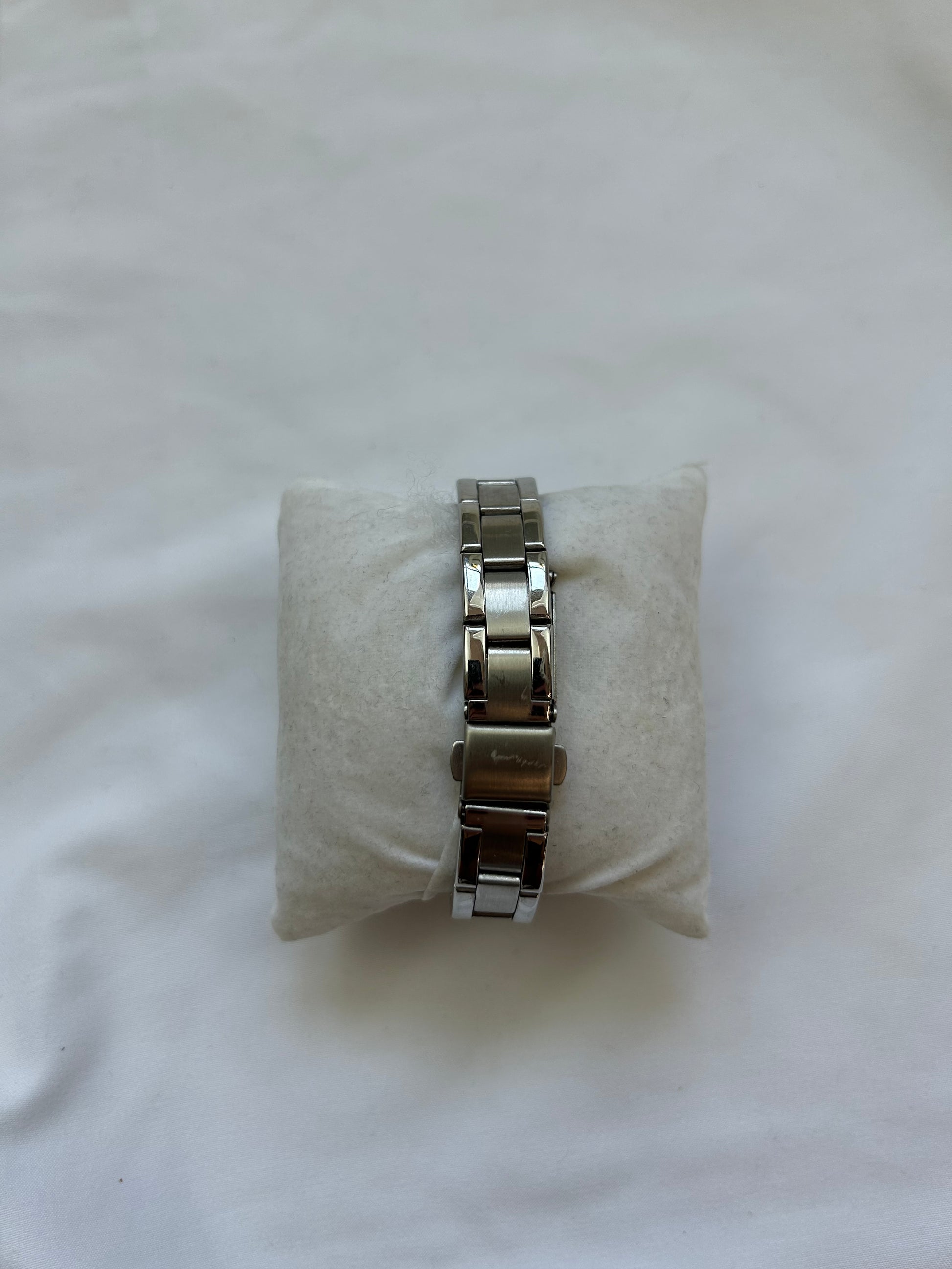 Vintage silver  inox bracelet jewelry watch