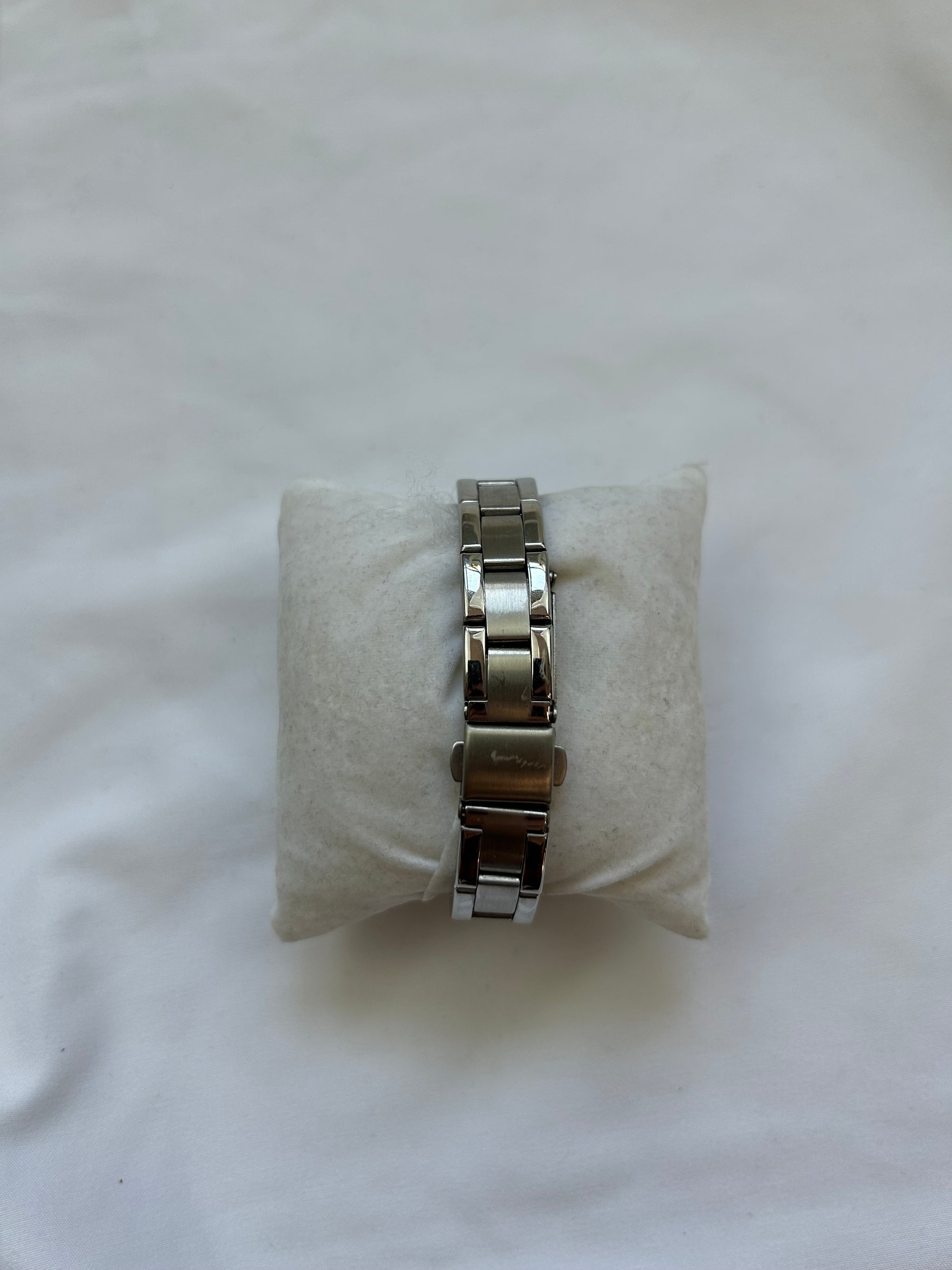 Vintage silver  inox bracelet jewelry watch