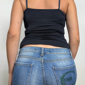 Black buckle cami top (S)