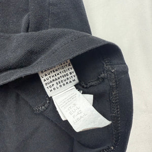 Black cotton super stretch tight fit tee (M/L)