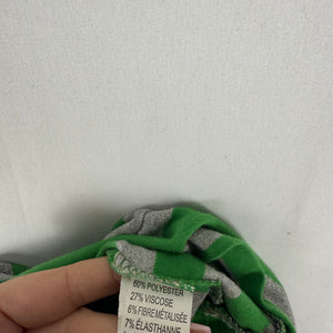 Green striped halter top (XS)