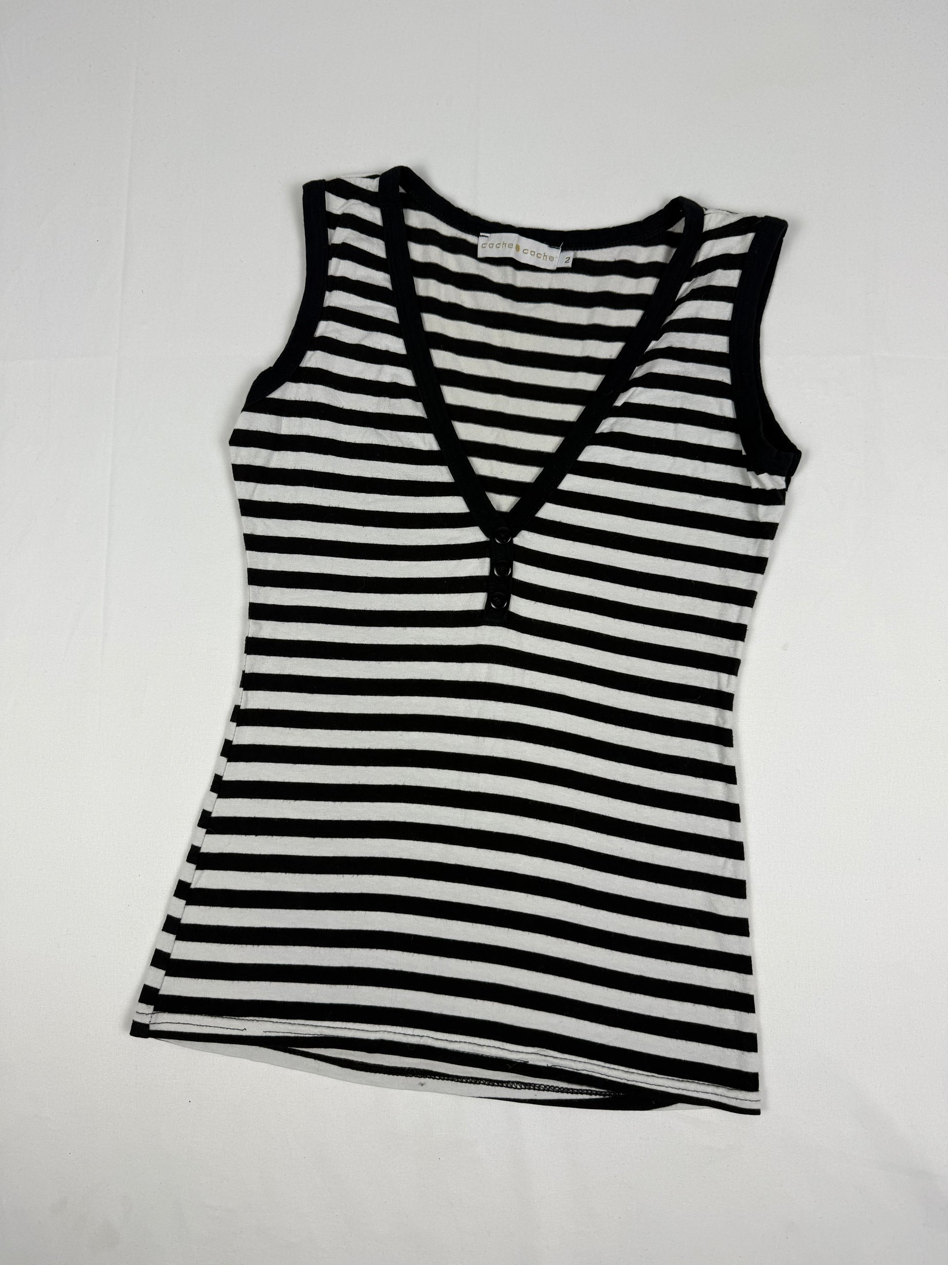 Black & white striped top (S/M)