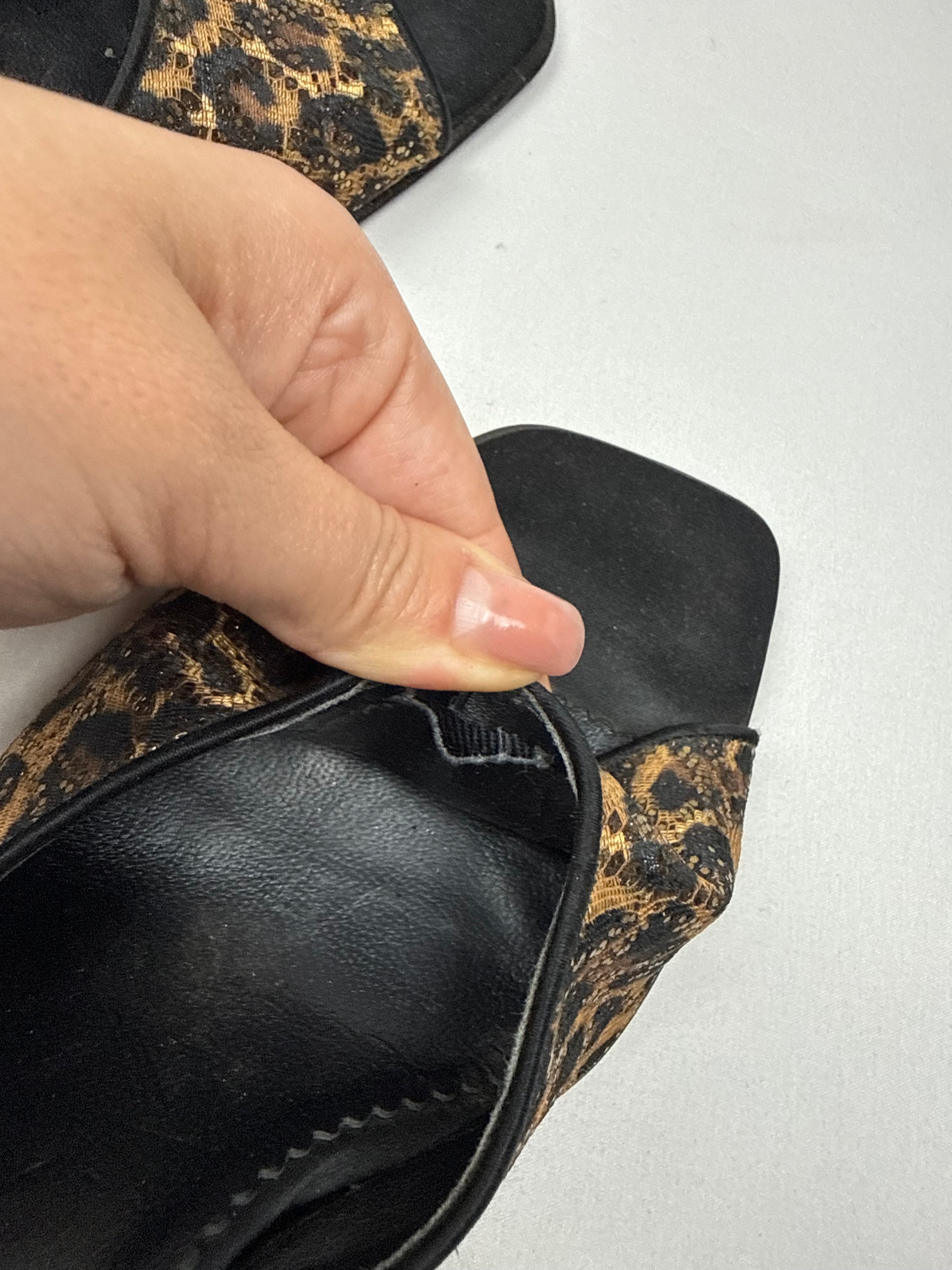 Animal print mules heels (38)