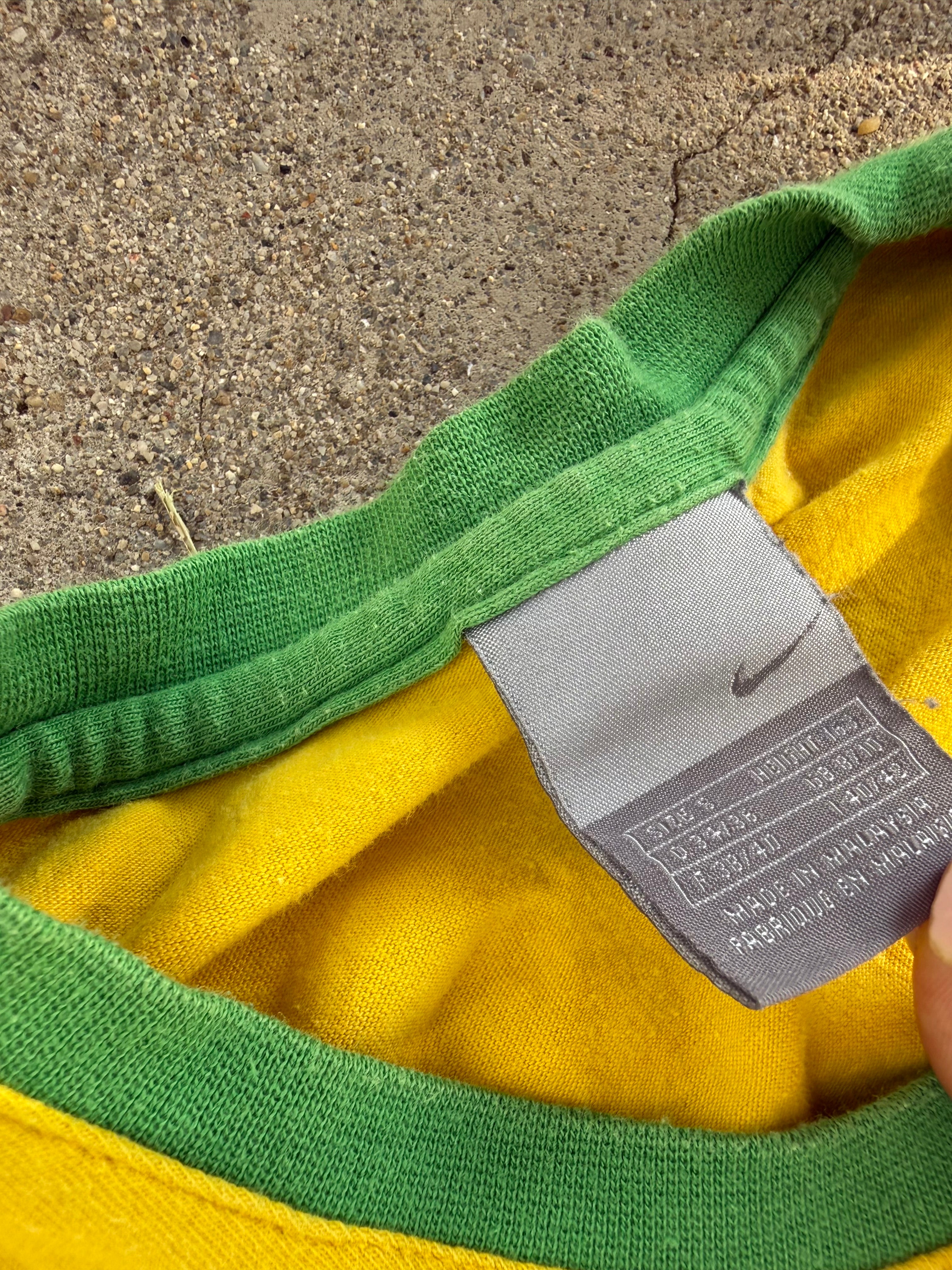 Brasil yellow cotton tank top (S)