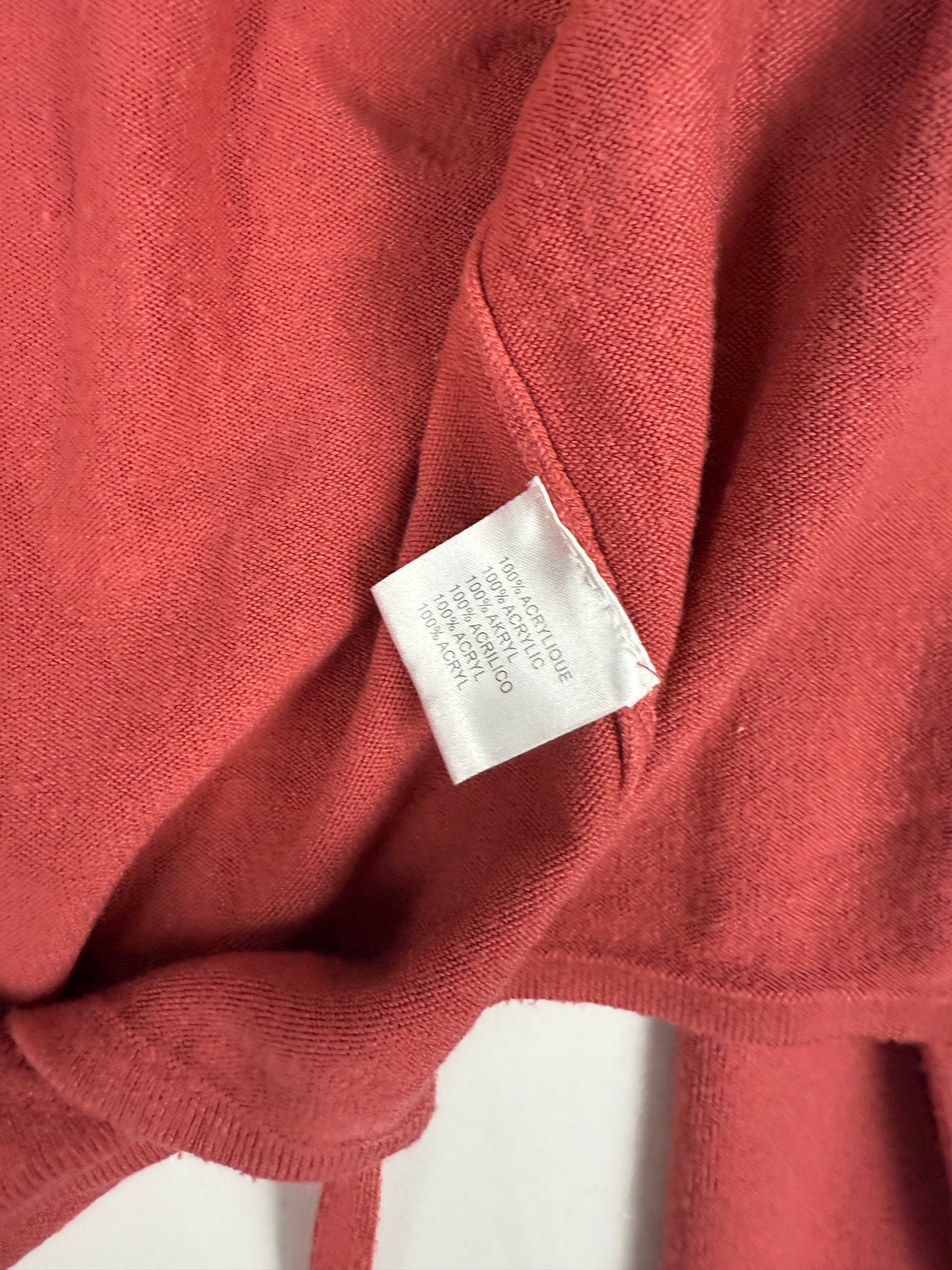 Pink tie up cardigan jumper (S/M)