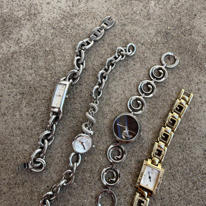 Vintage gold inox  jewelry watch