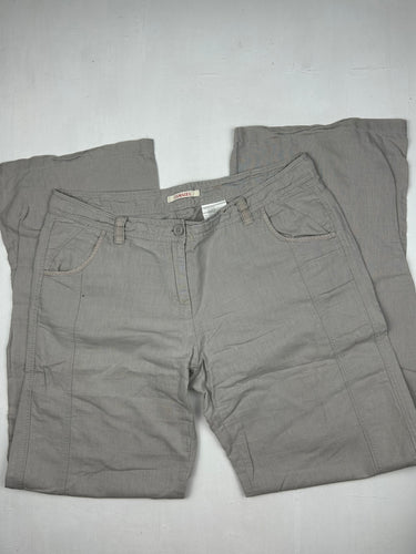 Grey low rise baggy pants (XL)
