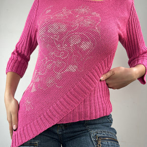 Pink asymmetric jumper (M)