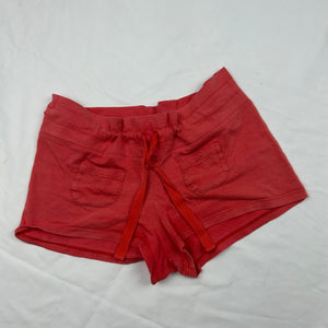 Orange cotton low rise mini short (S)