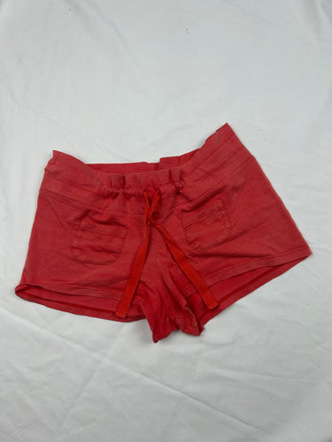 Orange cotton low rise mini short (S)