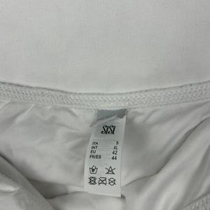 White lycra shorty bikini set (XL)