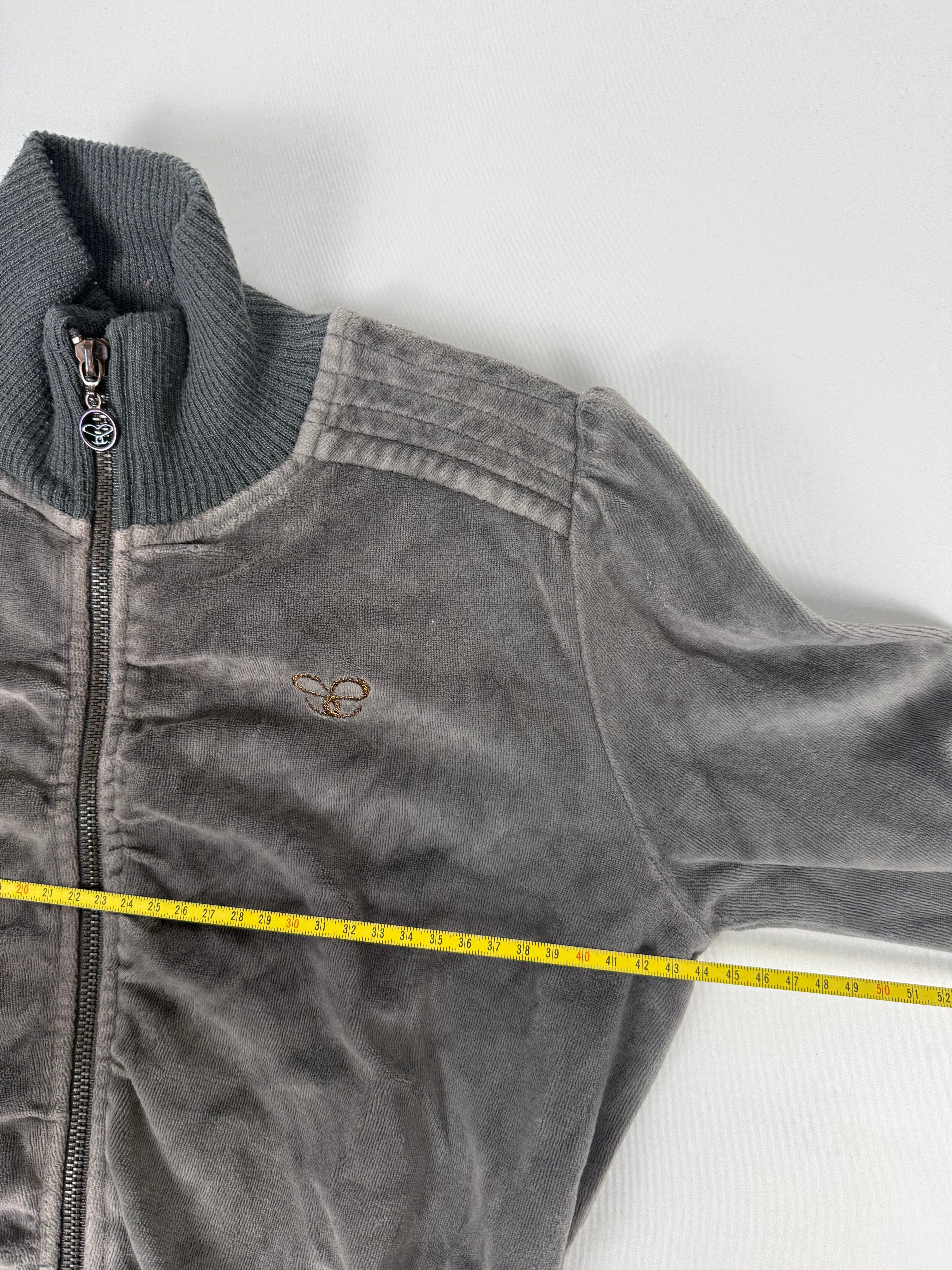 Veste courte zippée kaki (M)