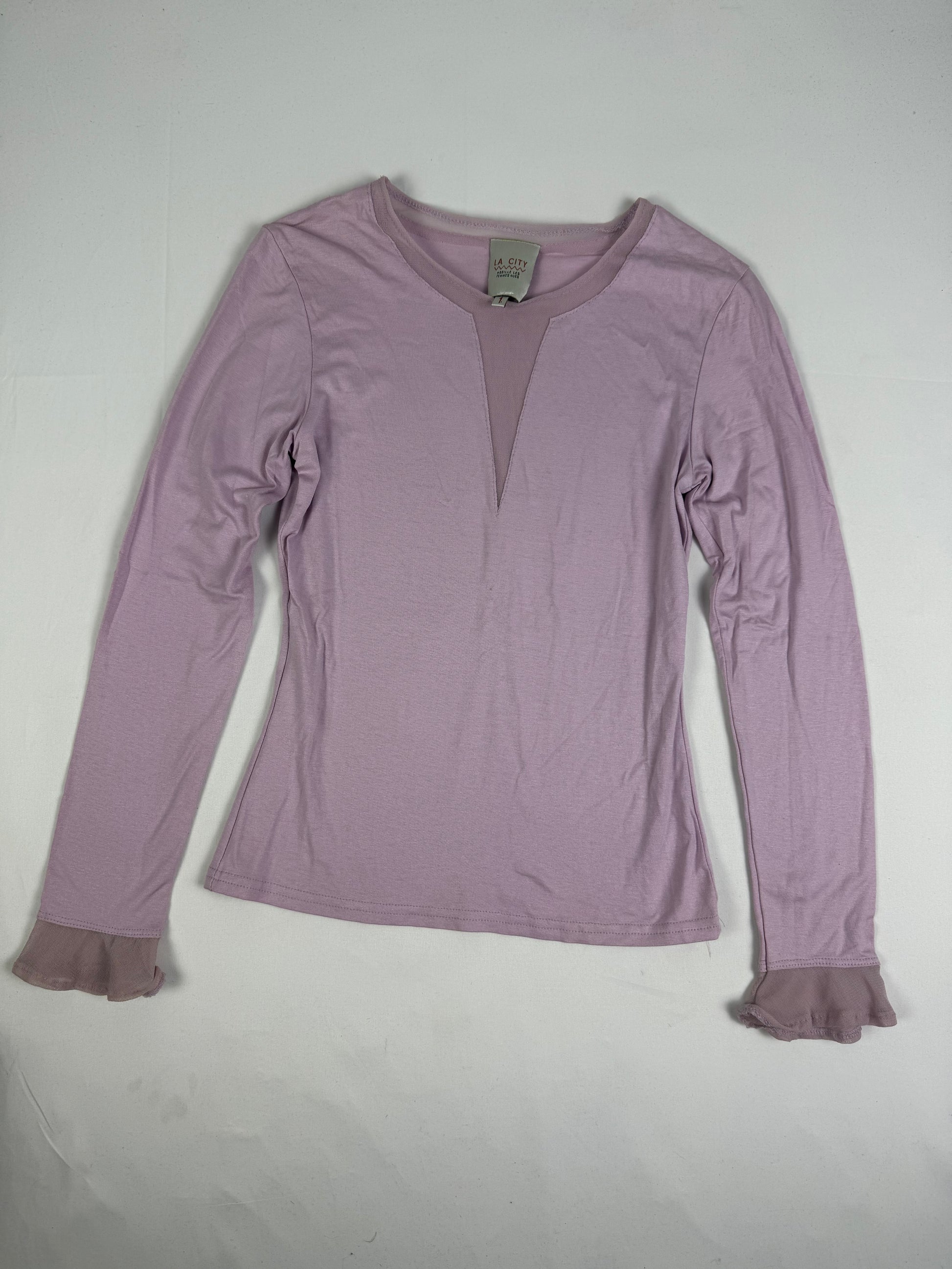 Lilac long sleeves top (S)