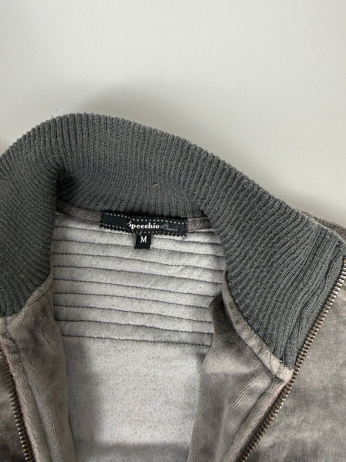 Veste courte zippée kaki (M)