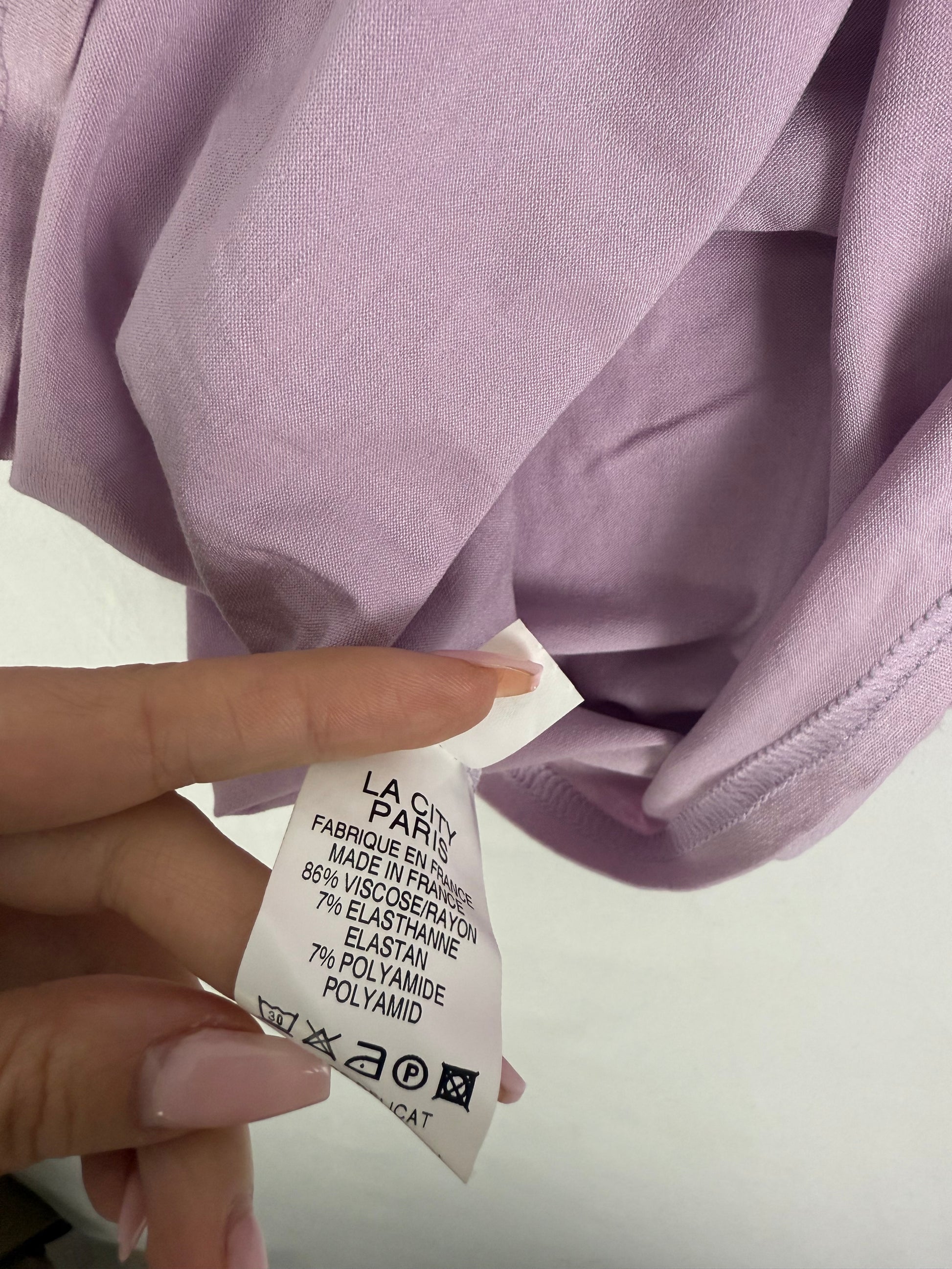 Lilac long sleeves top (S)