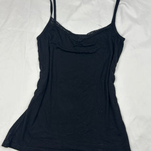 Black stretchy cami top (M)