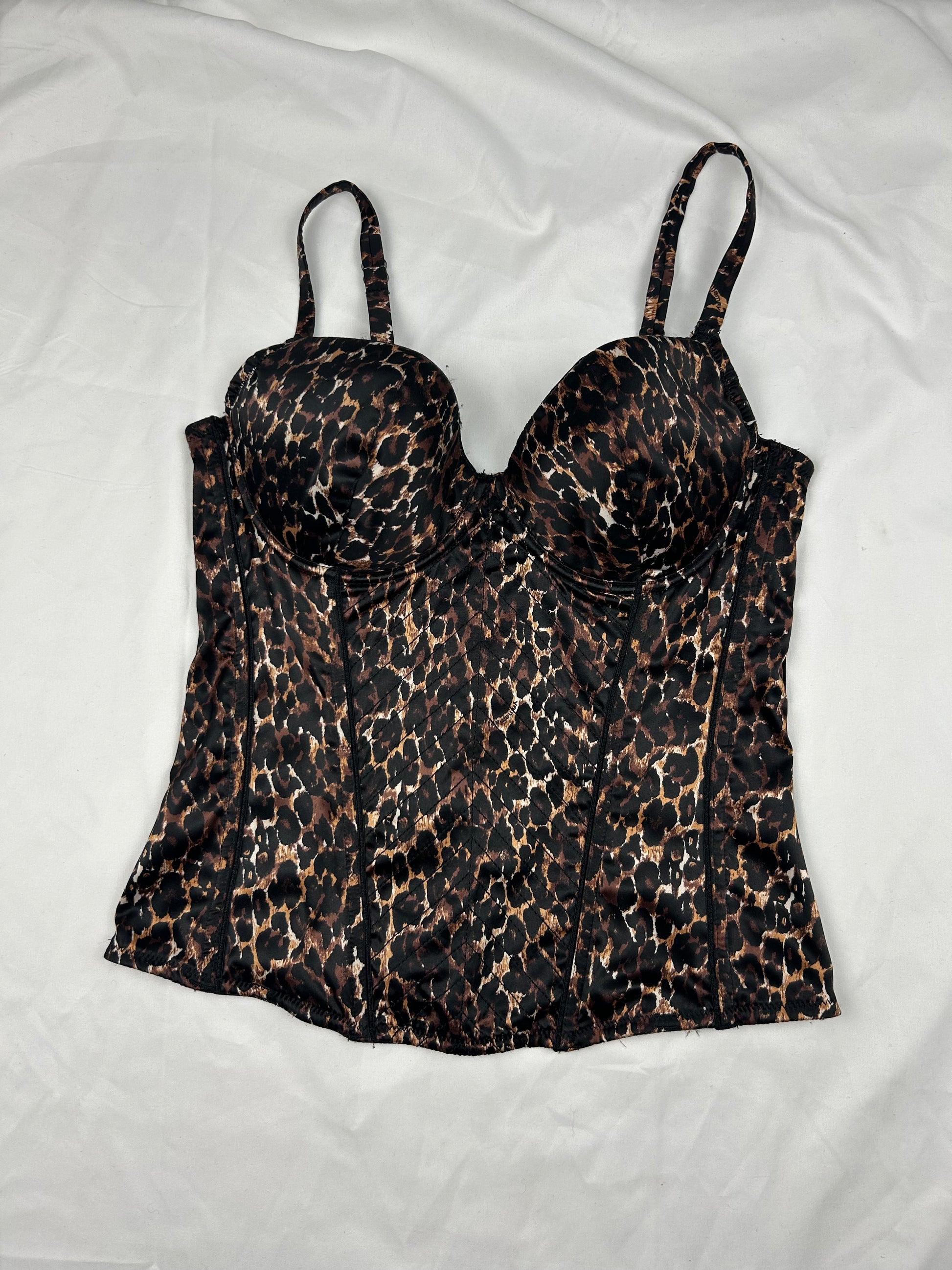Panther print corset top (S/M)