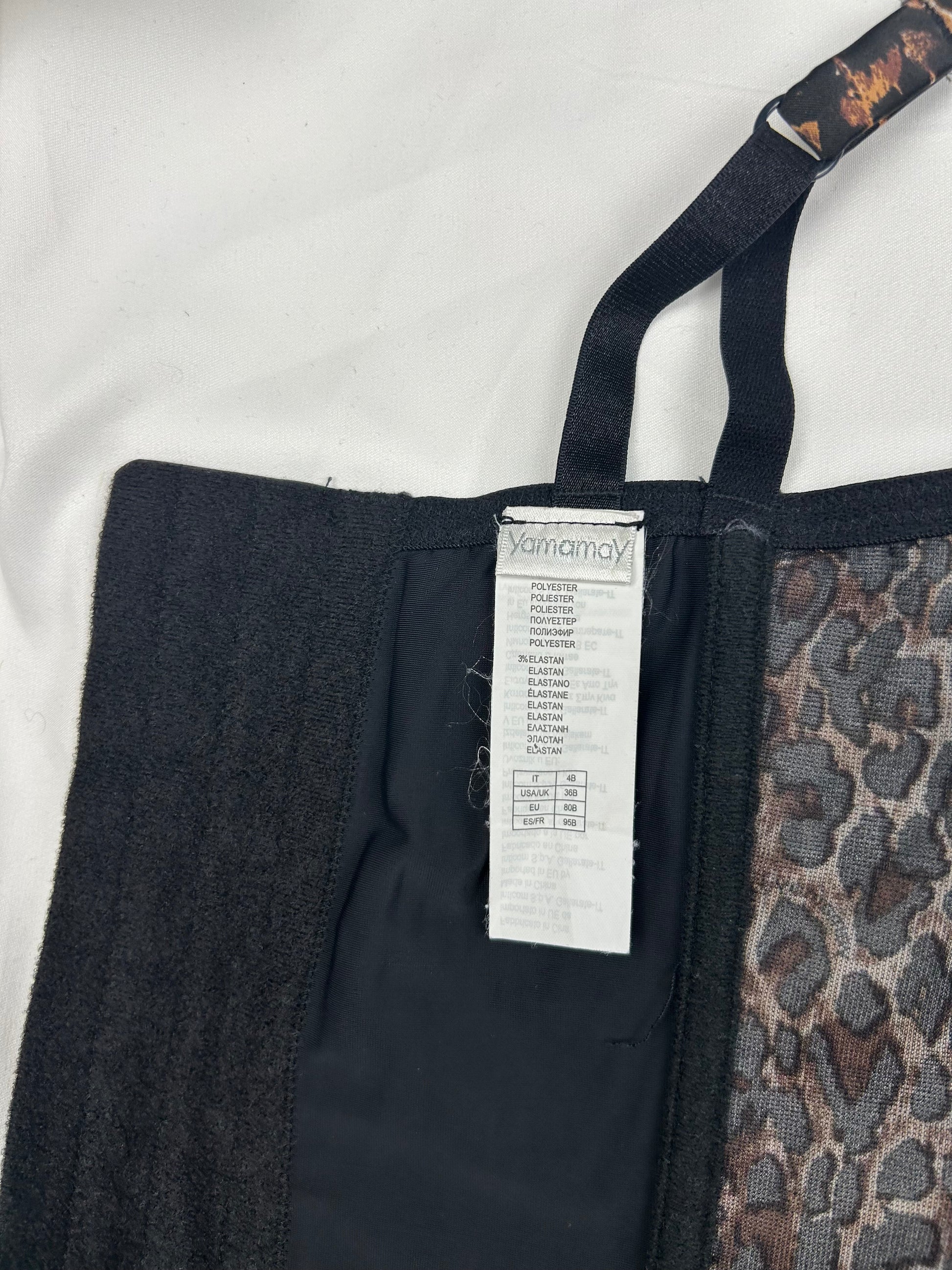 Panther print corset top (S/M)