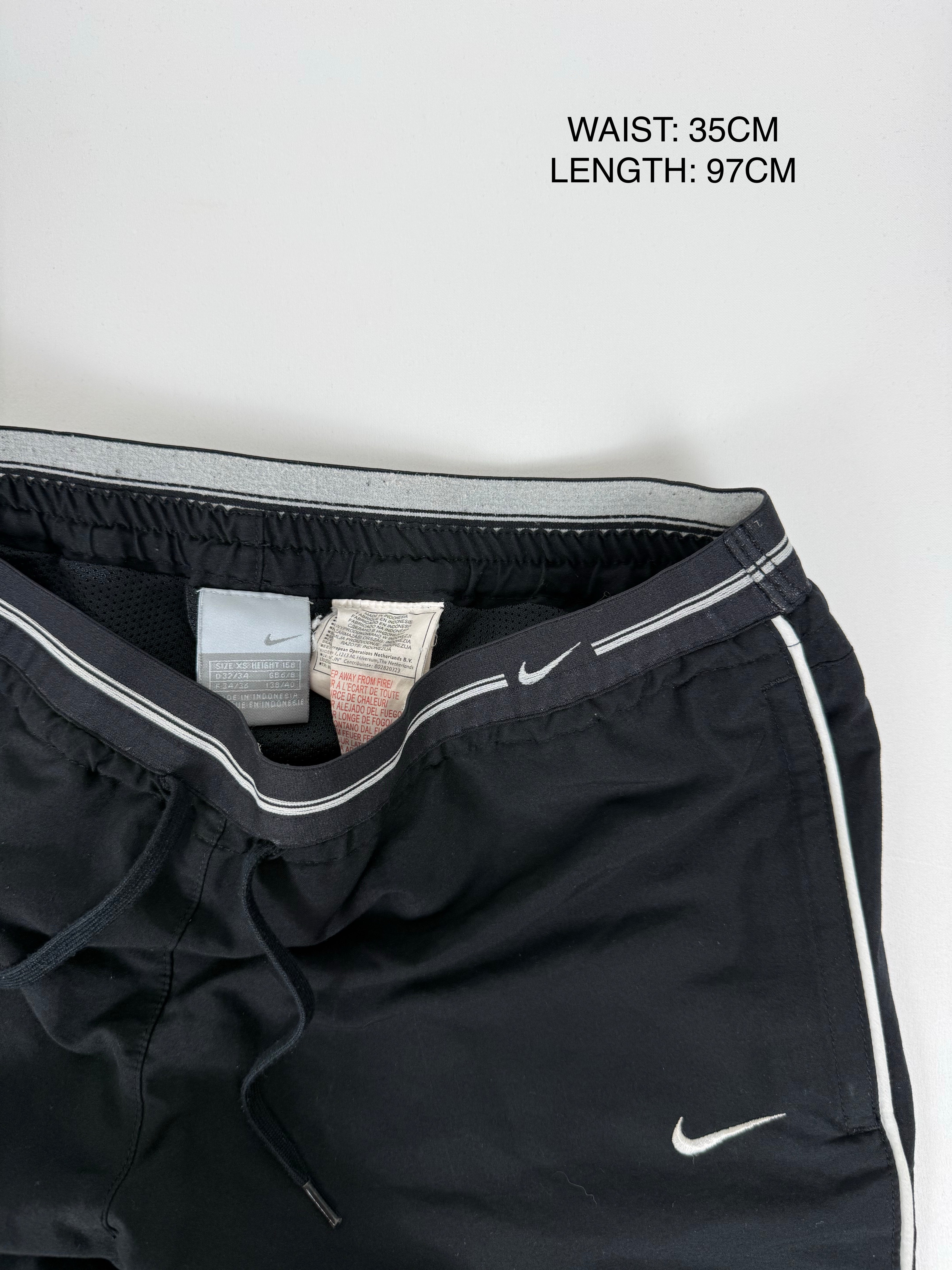 Black low rise joggers pants (XS)