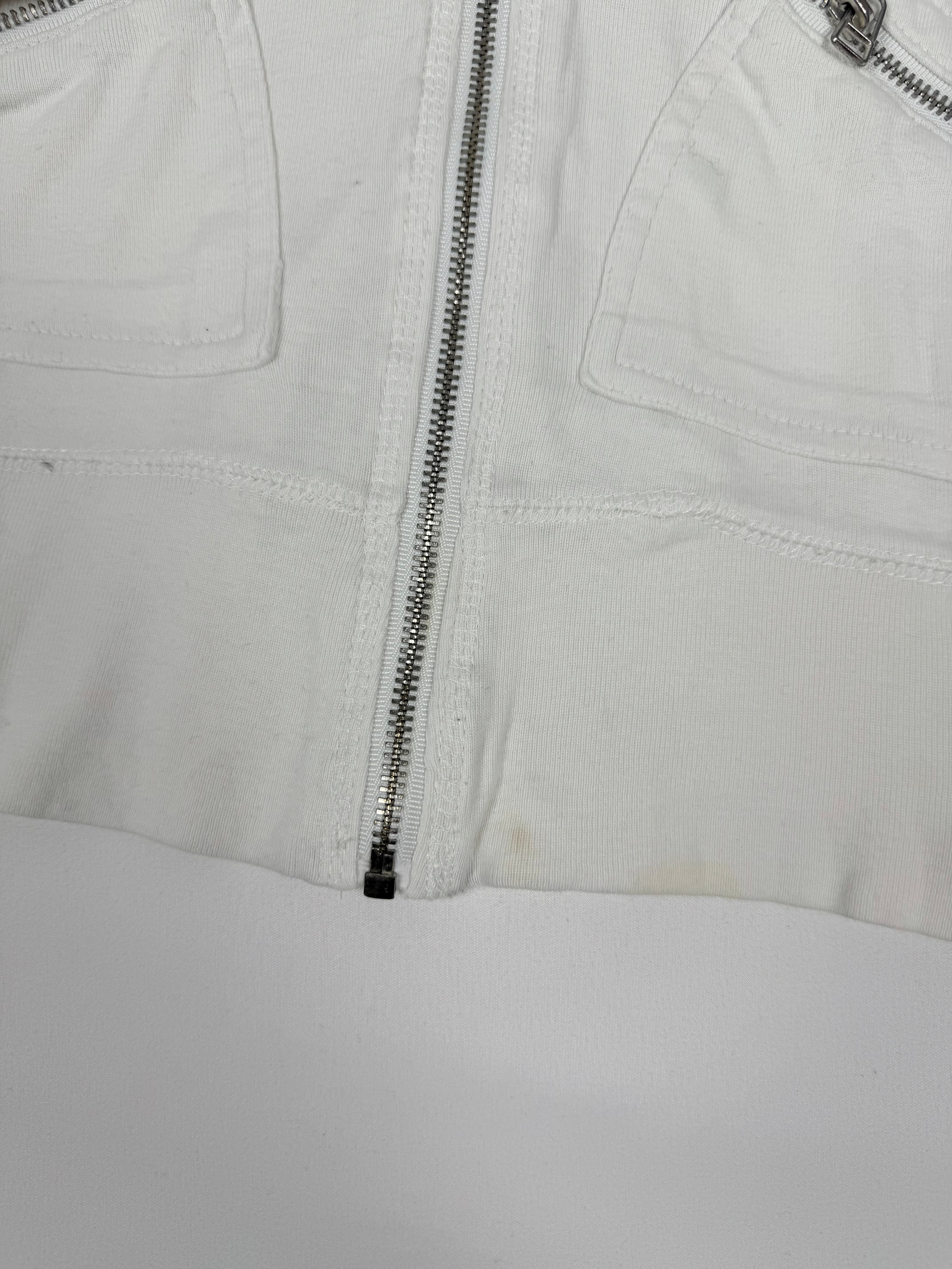 Veste courte zippée kaki (M)