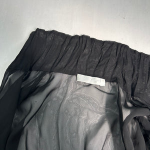 Black mesh see trough  long sleeves shirt (M)