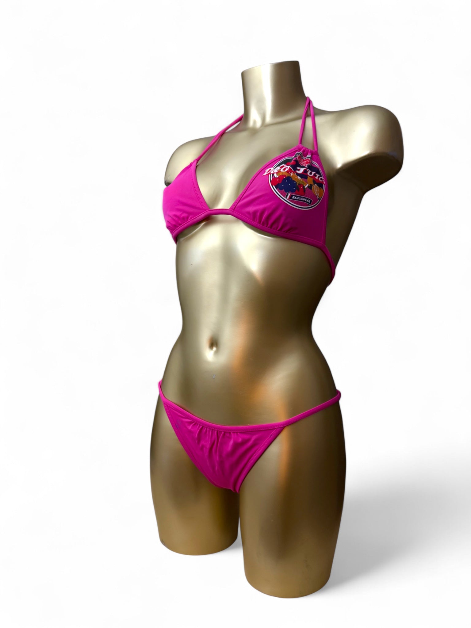 Pink juicy edition low waisted bikini set (S/M)
