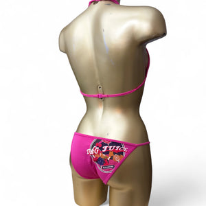 Pink juicy edition low waisted bikini set (S/M)