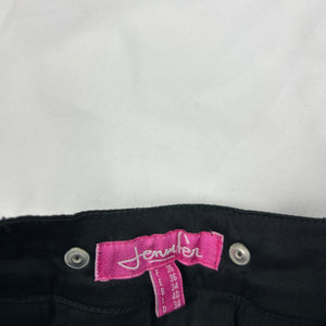 Black 100% cotton mid rise pleated mini skirt (XS)