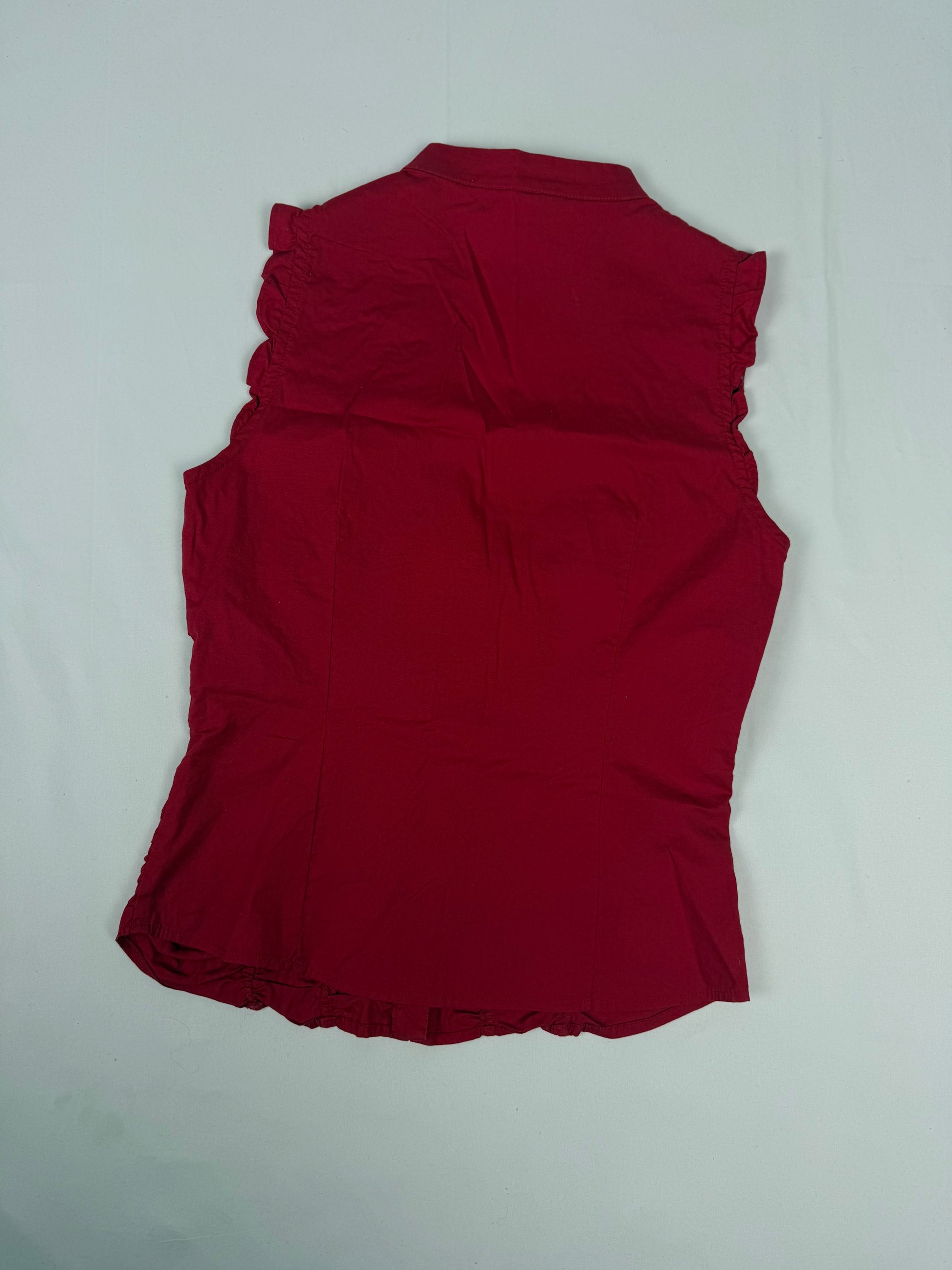 Red ruched buttons up top (S)