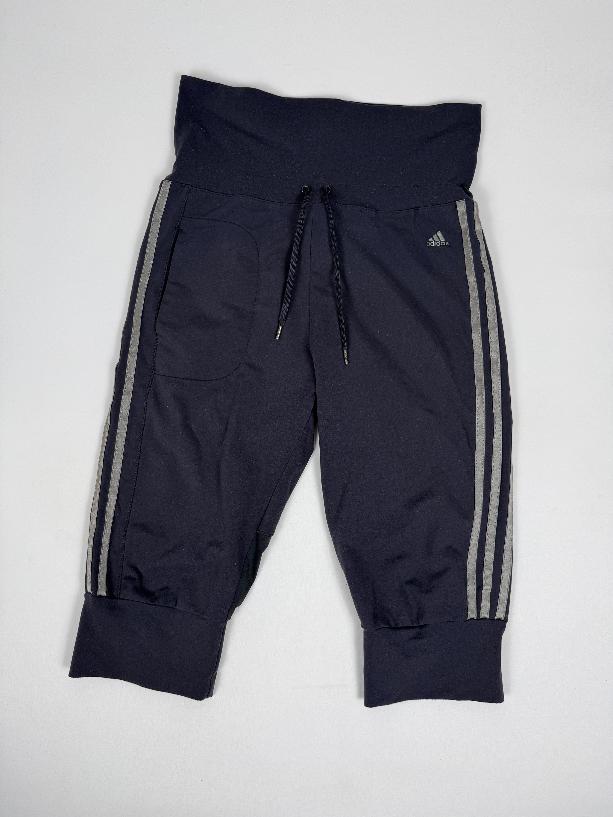 Navy activewear low rise capri pants (S)