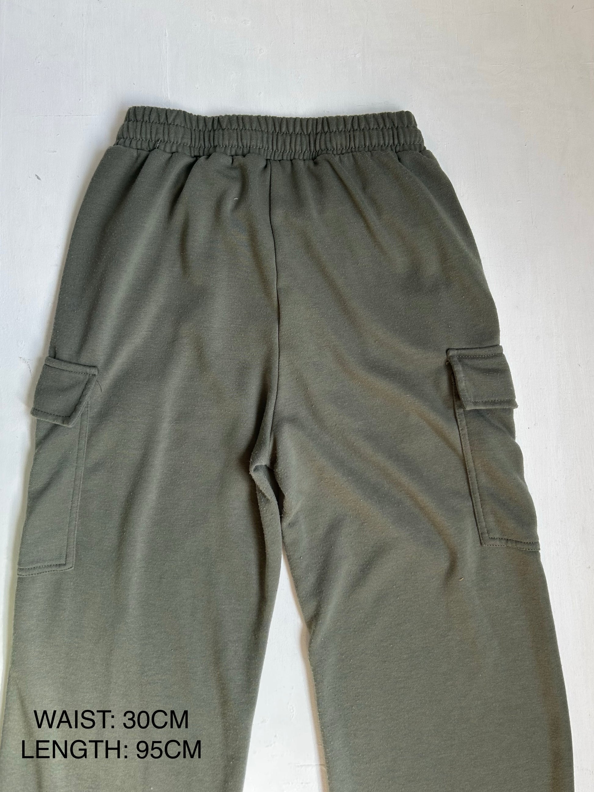 Khaki cargo joggers pants (S/M)