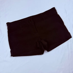 Black super stretchy low rise mini short (S)
