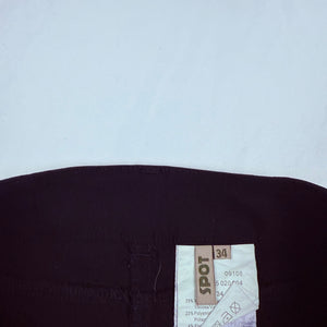 Black super stretchy low rise mini short (S)