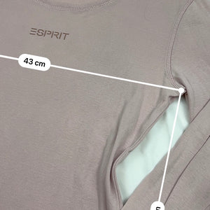 Baby pink cotton long sleeves top (M)