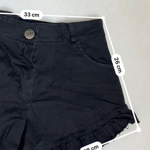 Black high rise mini short (S)