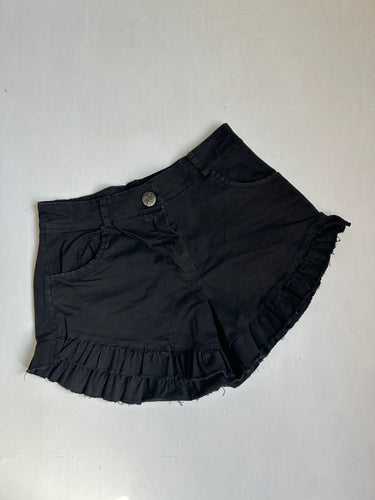 Black high rise mini short (S)