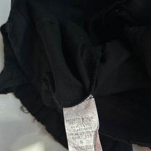 Black high rise mini short (S)