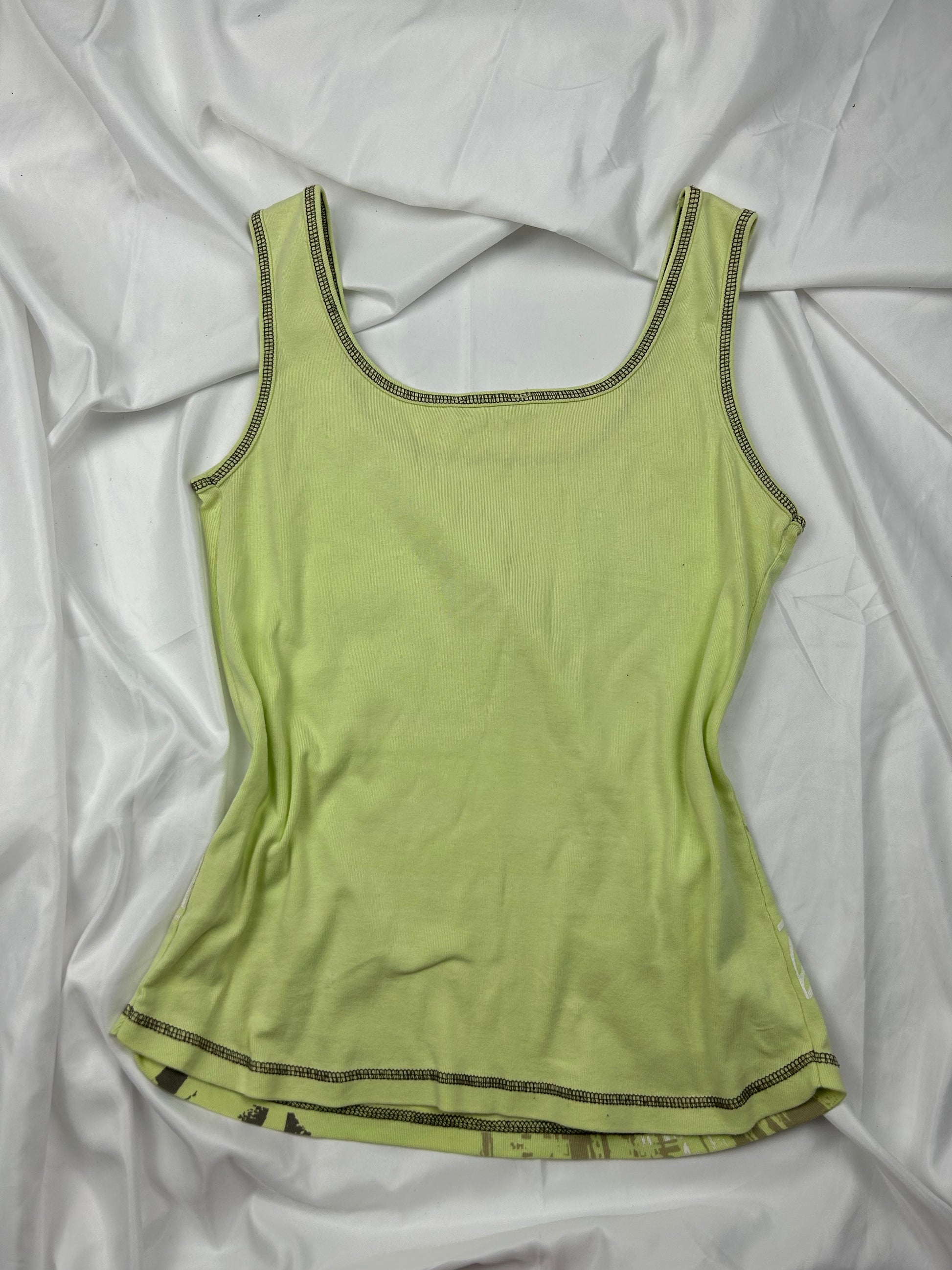 Graphic print cami top (S/M)