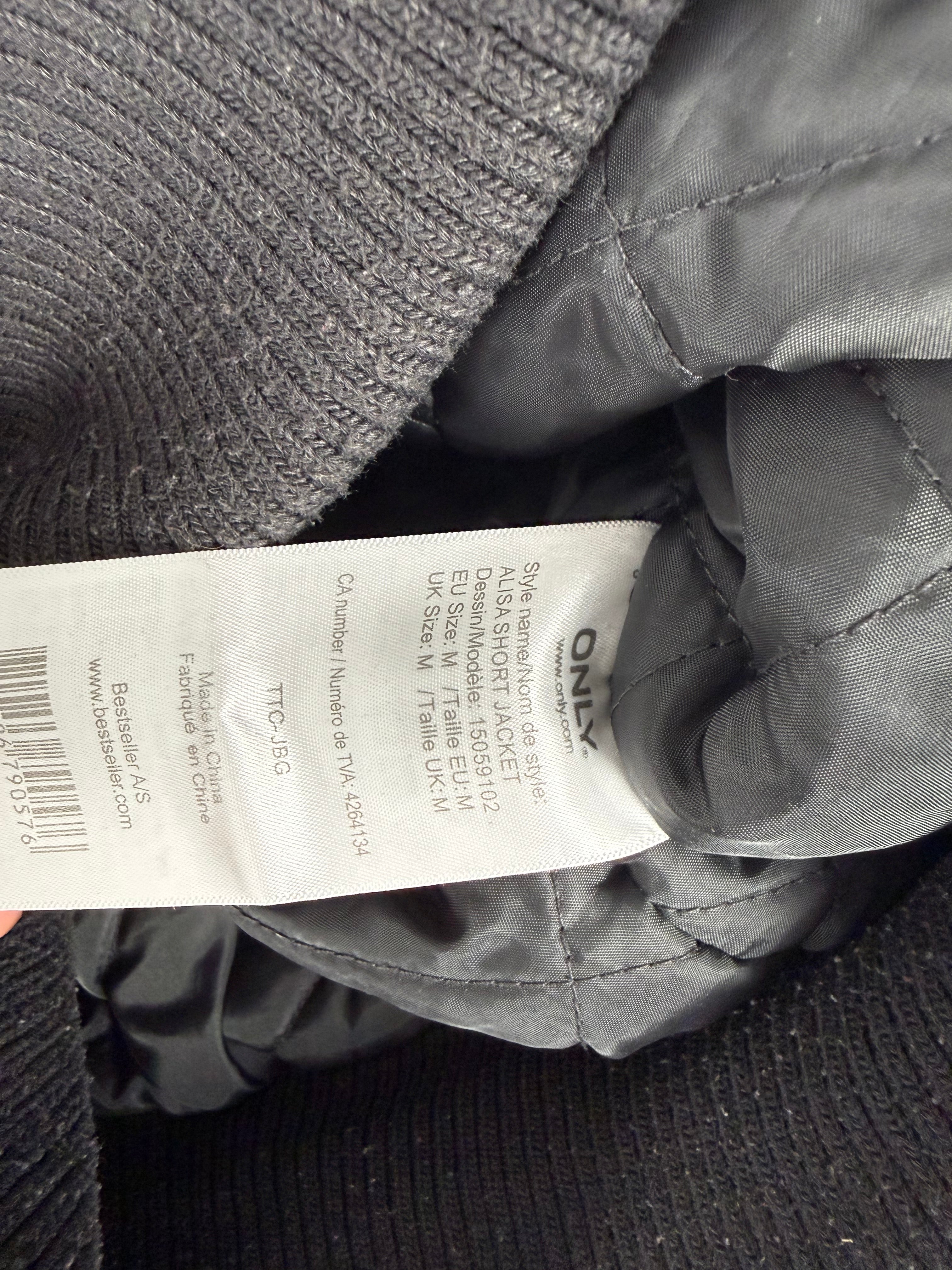Veste ajustée 100 % coton kaki (L)