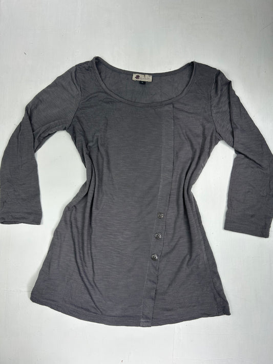 Grey 3/4 long sleeves top (S/M)