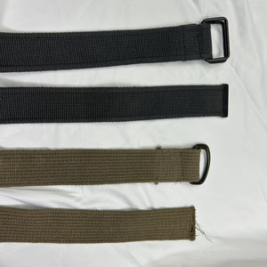 Utility cotton buckle belt