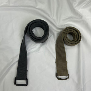 Utility cotton buckle belt