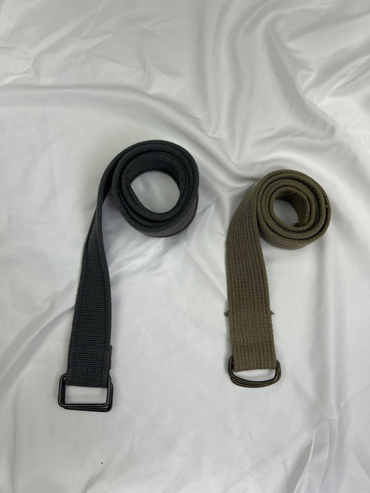 Utility cotton buckle belt