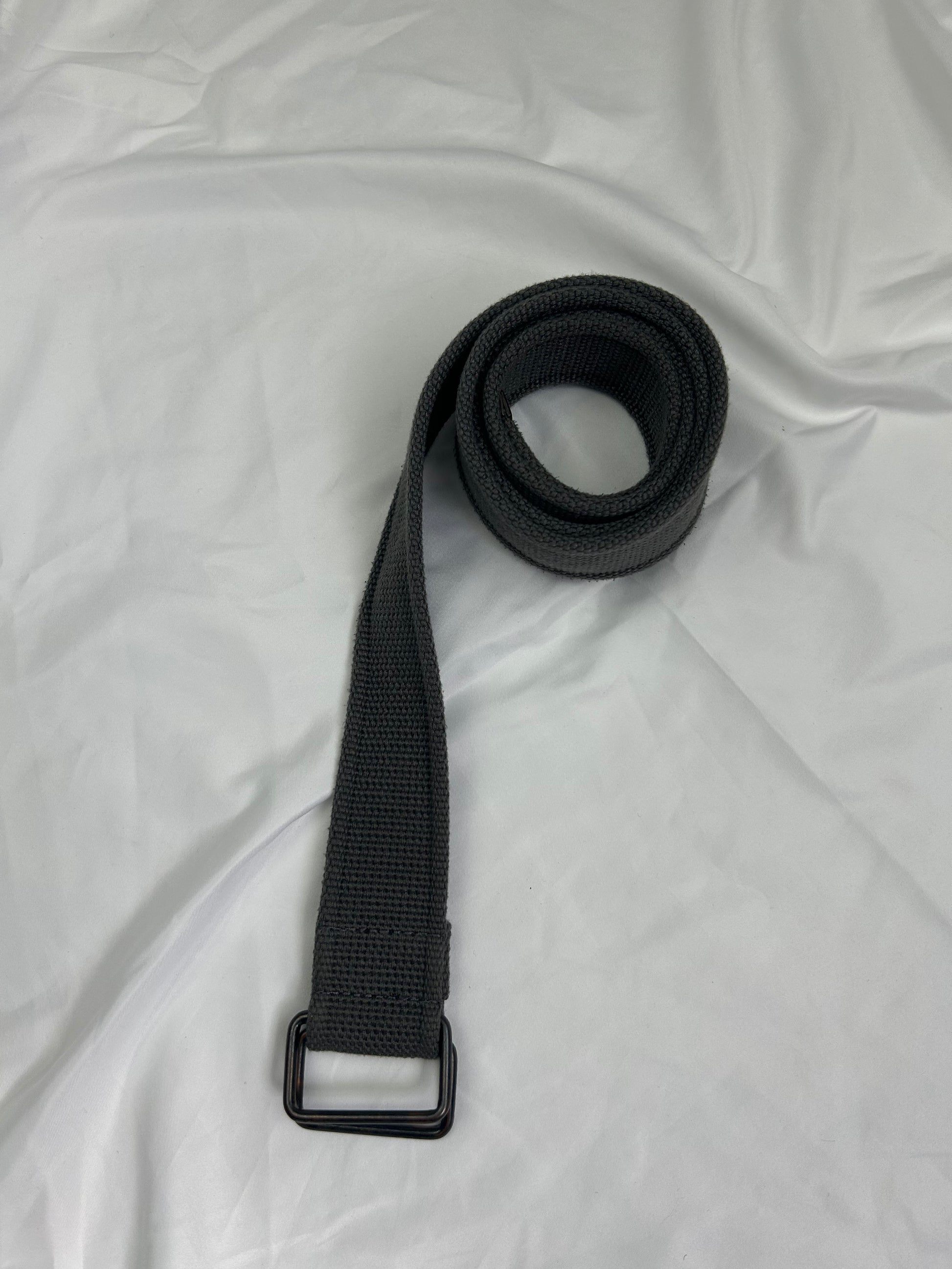 Utility cotton buckle belt