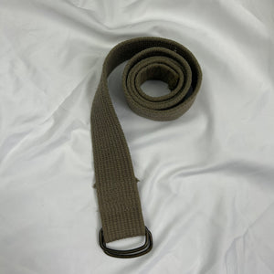 Utility cotton buckle belt