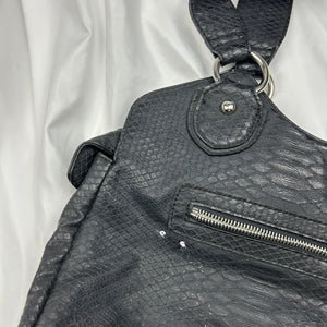 Black uni besace bag